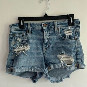 American Eagle distressed shorts